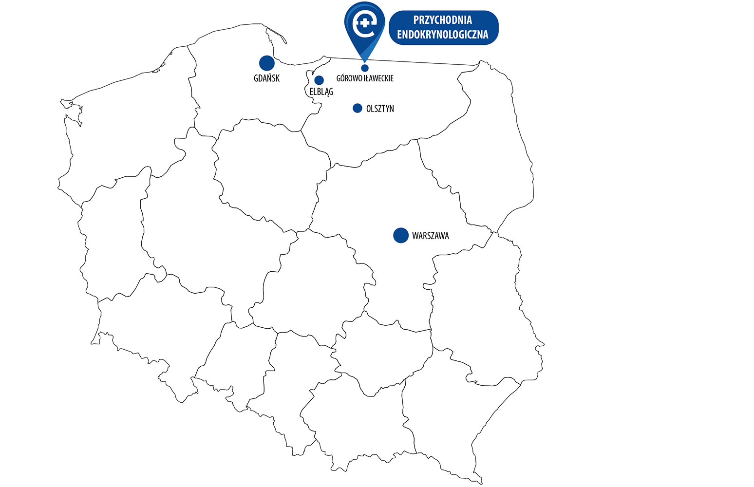 Endokynolog Przychodnia Mapa Górowo Iławeckie